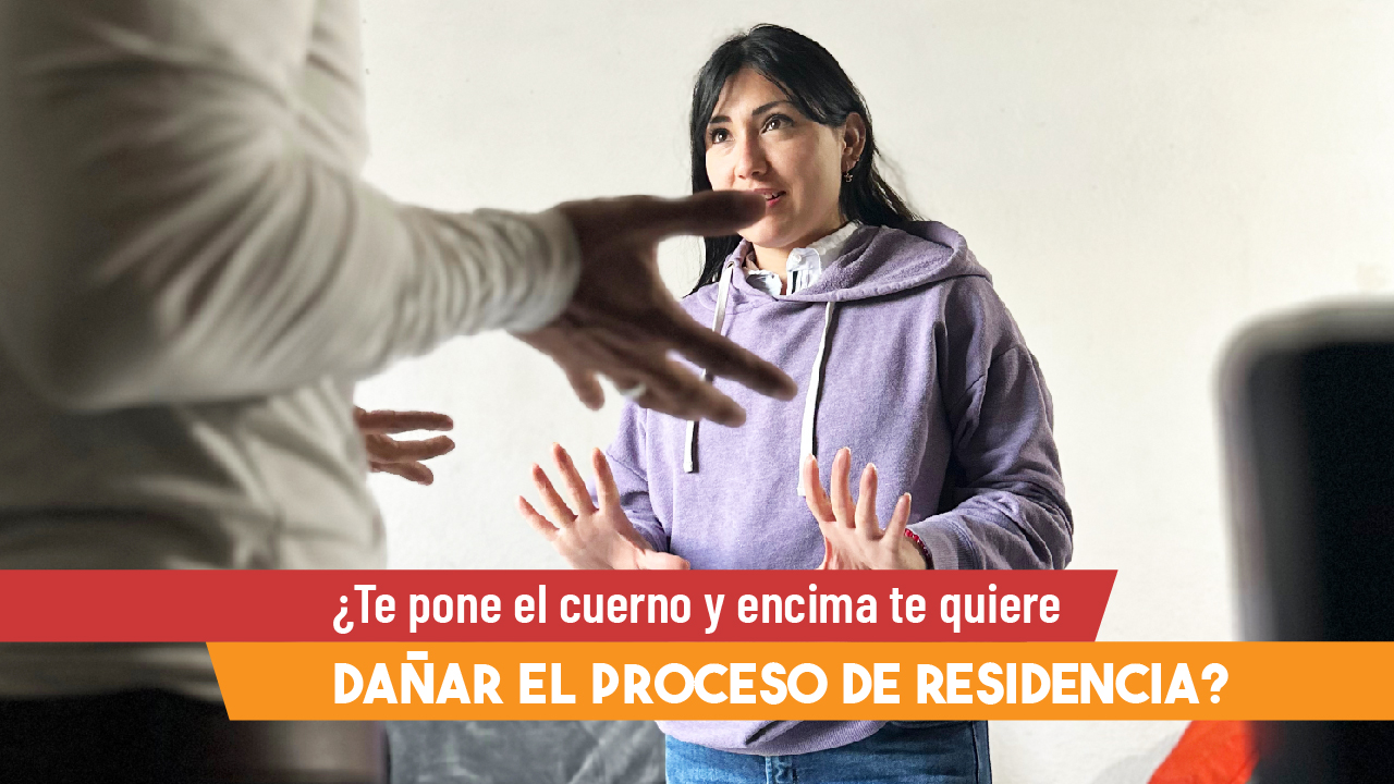 ¿Te pone el cuerno y encima te quiere dañar el proceso de residencia? 