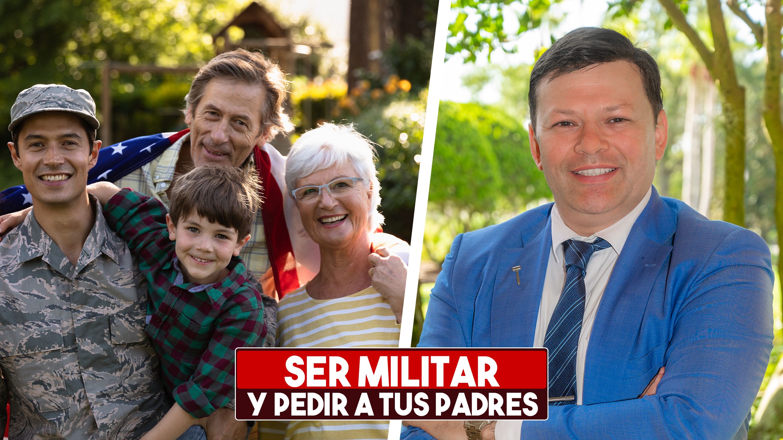 ¿Cuánto tiempo tardas en reunirte con tus padres si eres militar? 