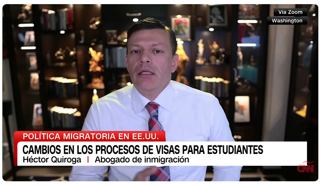 Entrevista en CNN acerca de las Visas en segundo mandato