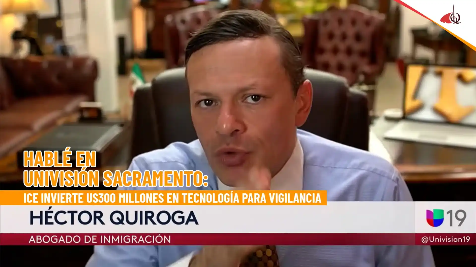 Hablé en Univisión Sacramento sobre una noticia que genera preocupación