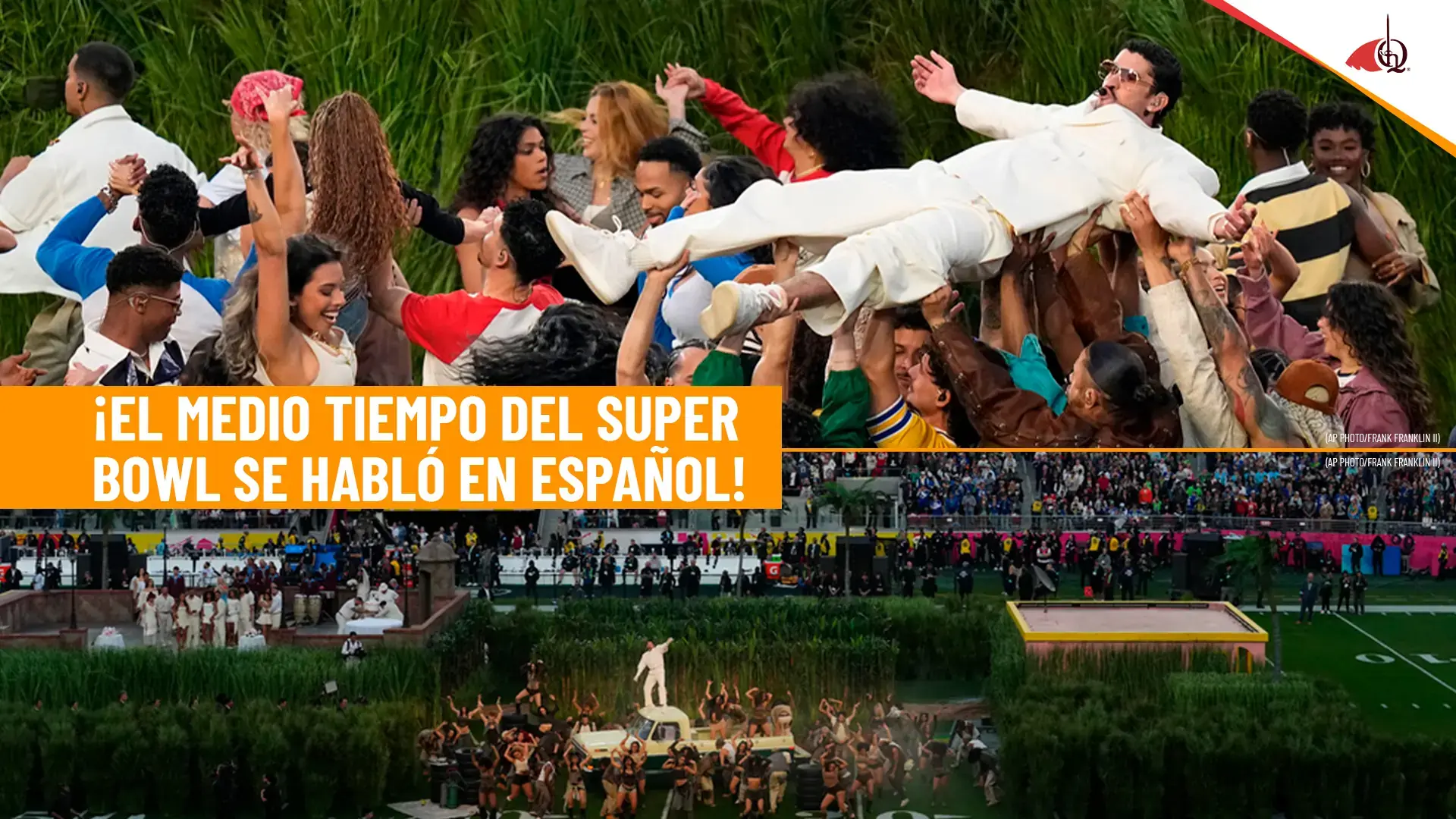 El medio tiempo del Super Bowl fue más que música.