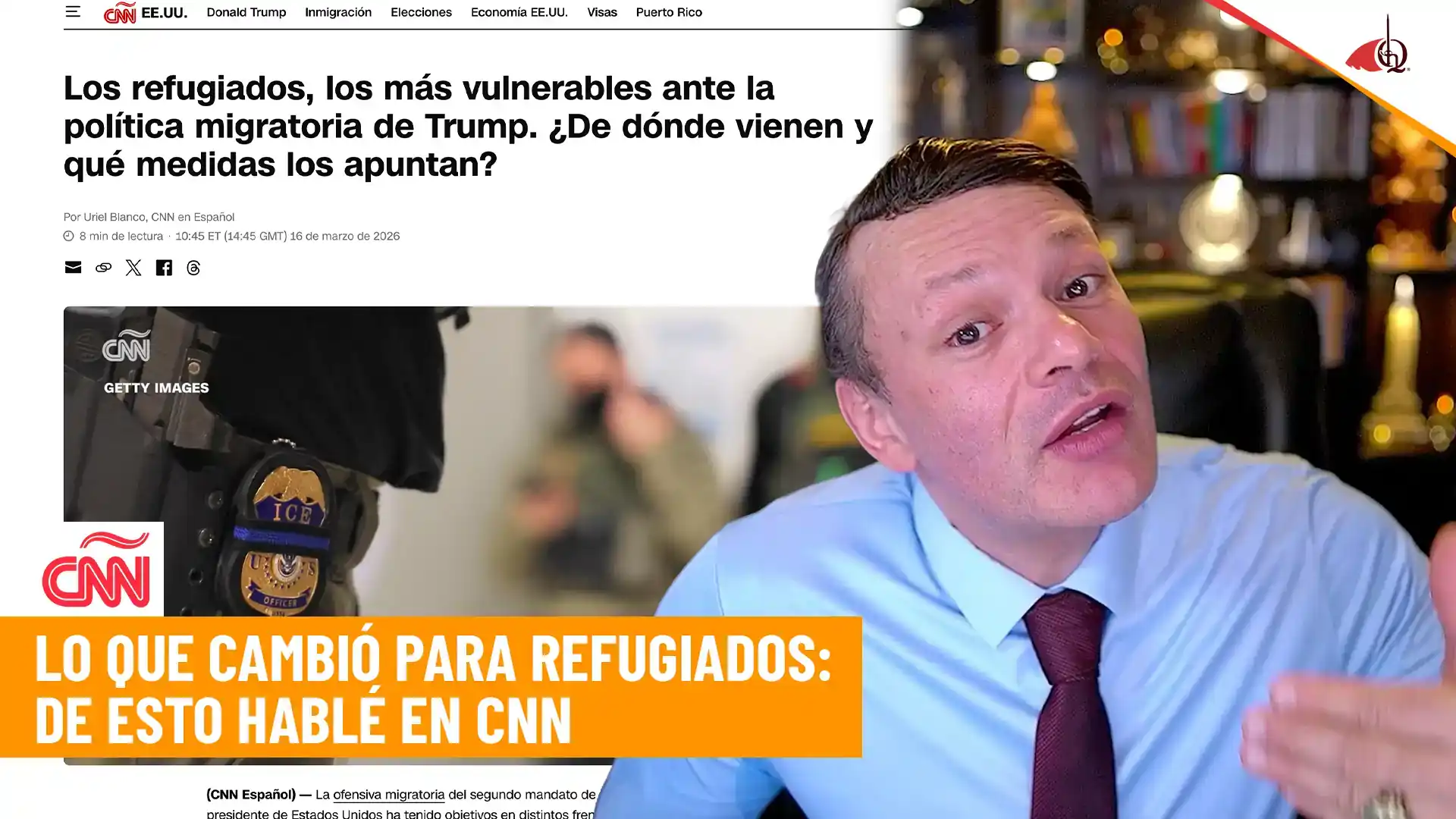 En CNN: Ofensiva de Trump contra refugiados