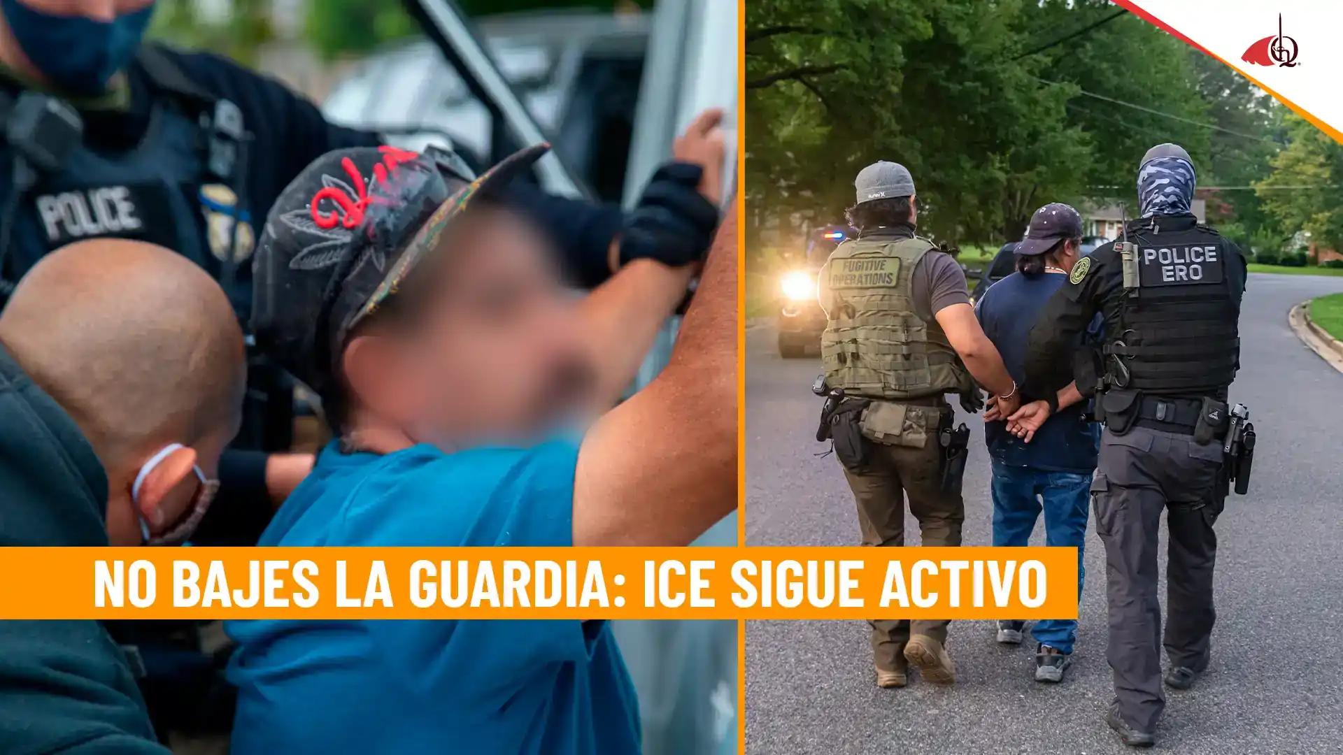 Agentes de ICE realizan arrestos migratorios en operativos de control en Estados Unidos