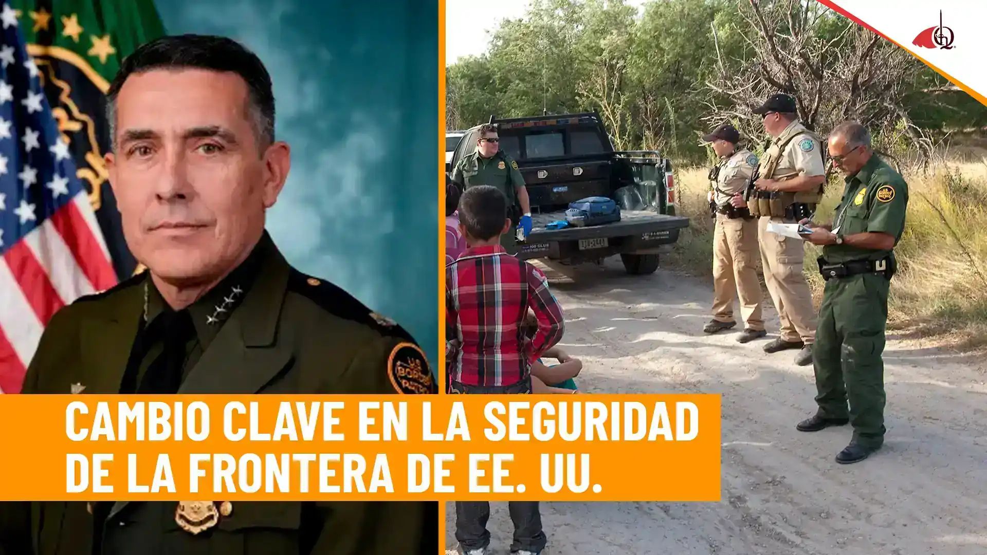 Cambio en la seguridad de la frontera de EE. UU. con agentes en acción.