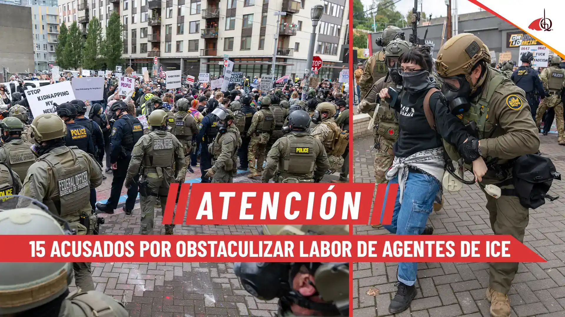 Cargos contra 15 personas por obstrucción de ICE en Minnesota