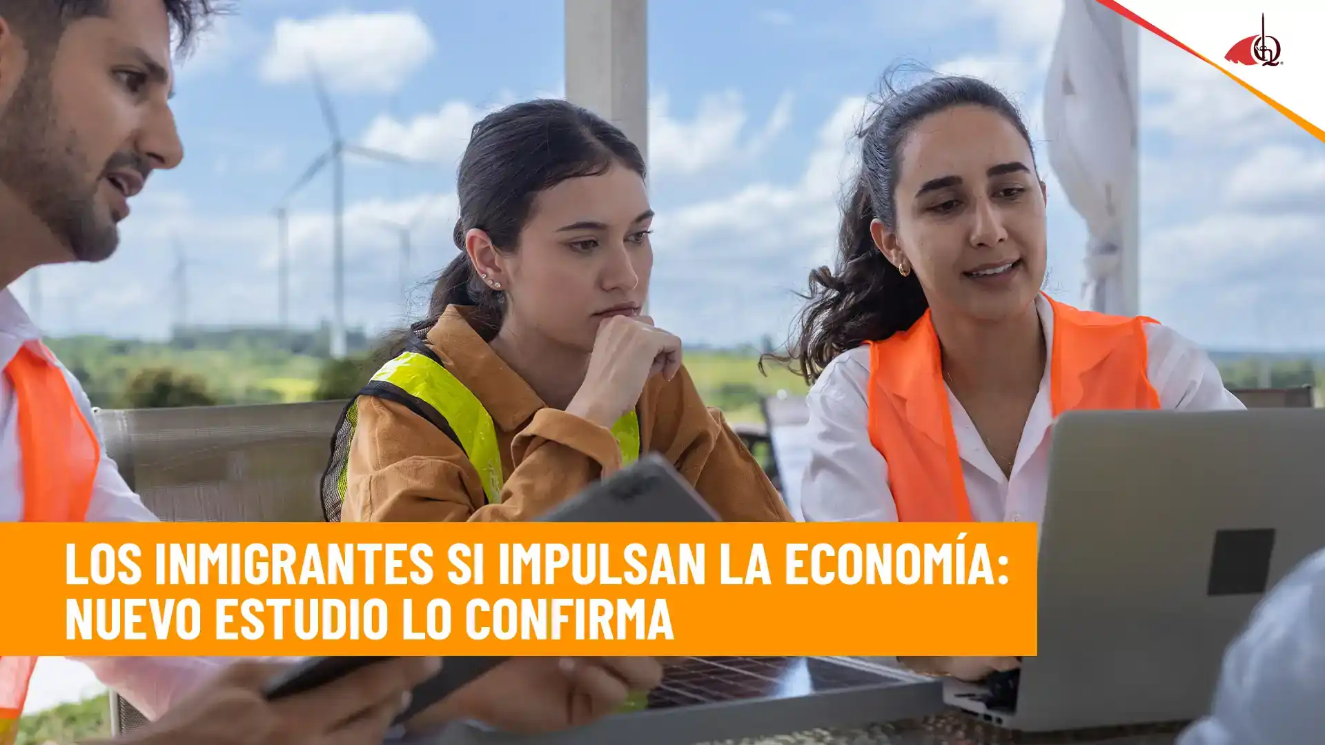 Grupo de personas discutiendo sobre economía y migración