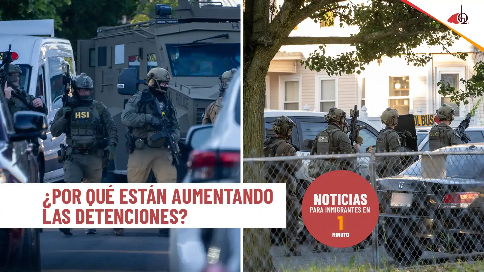 Noticias para inmigrantes en 1 minuto: aumentan los arrestos de ICE y cambian las reglas de detención