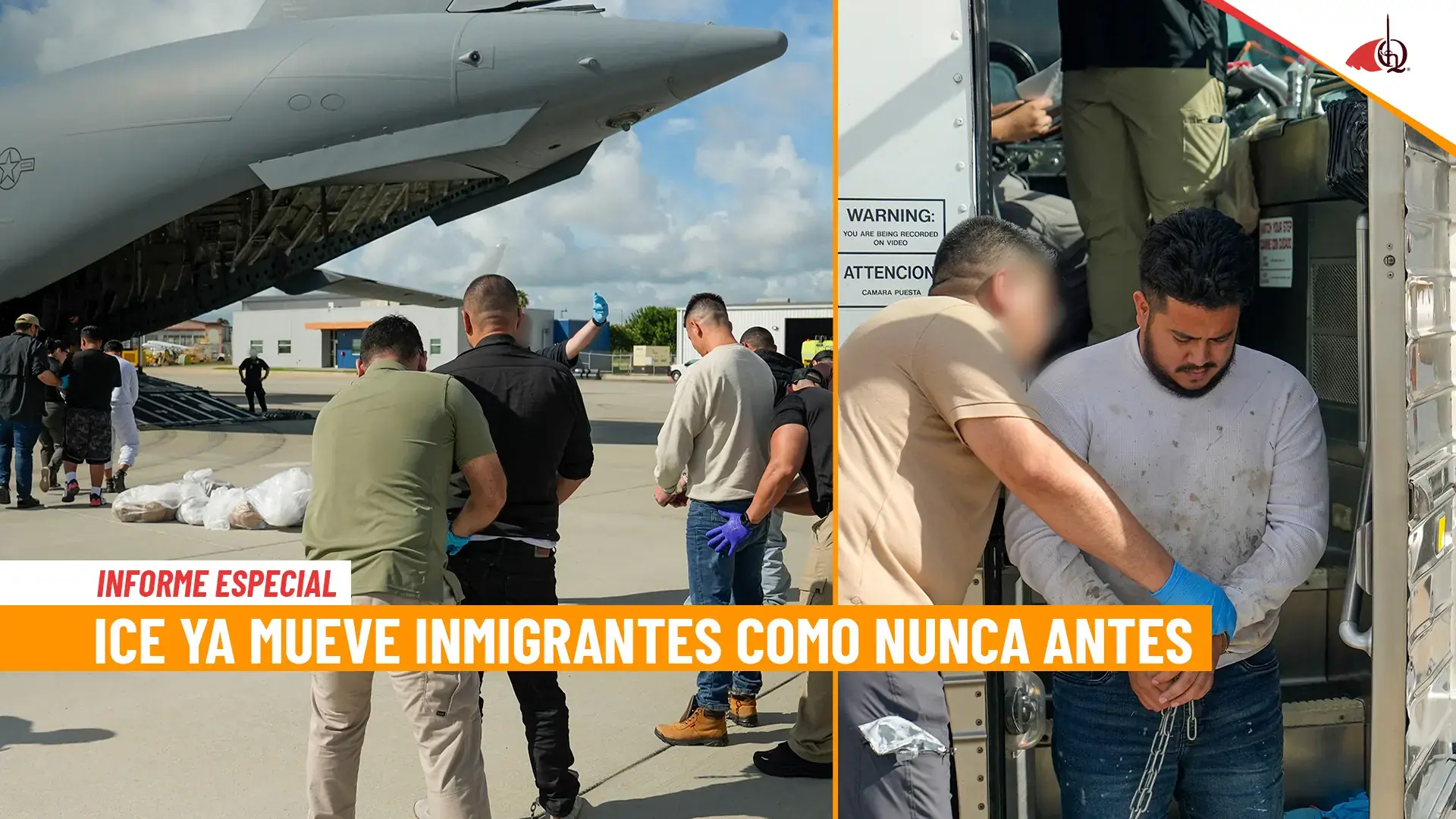 ICE duplicó su maquinaria aérea de deportación en apenas un año sin contar aún con aviones propios, te cuento cómo creció y qué está pasando con los vuelos internos en el gobierno Trump