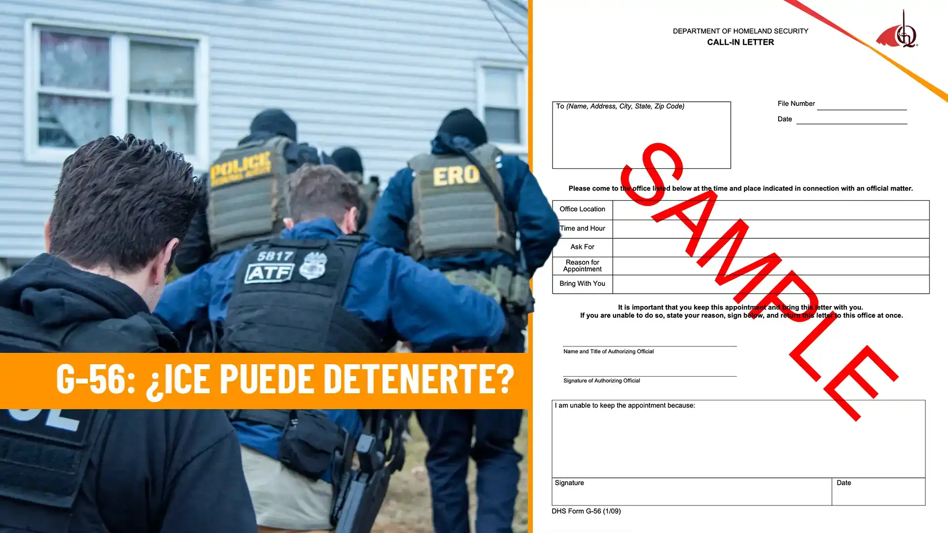 ¿Qué es el G-56 de ICE y puede haber riesgo de detención?