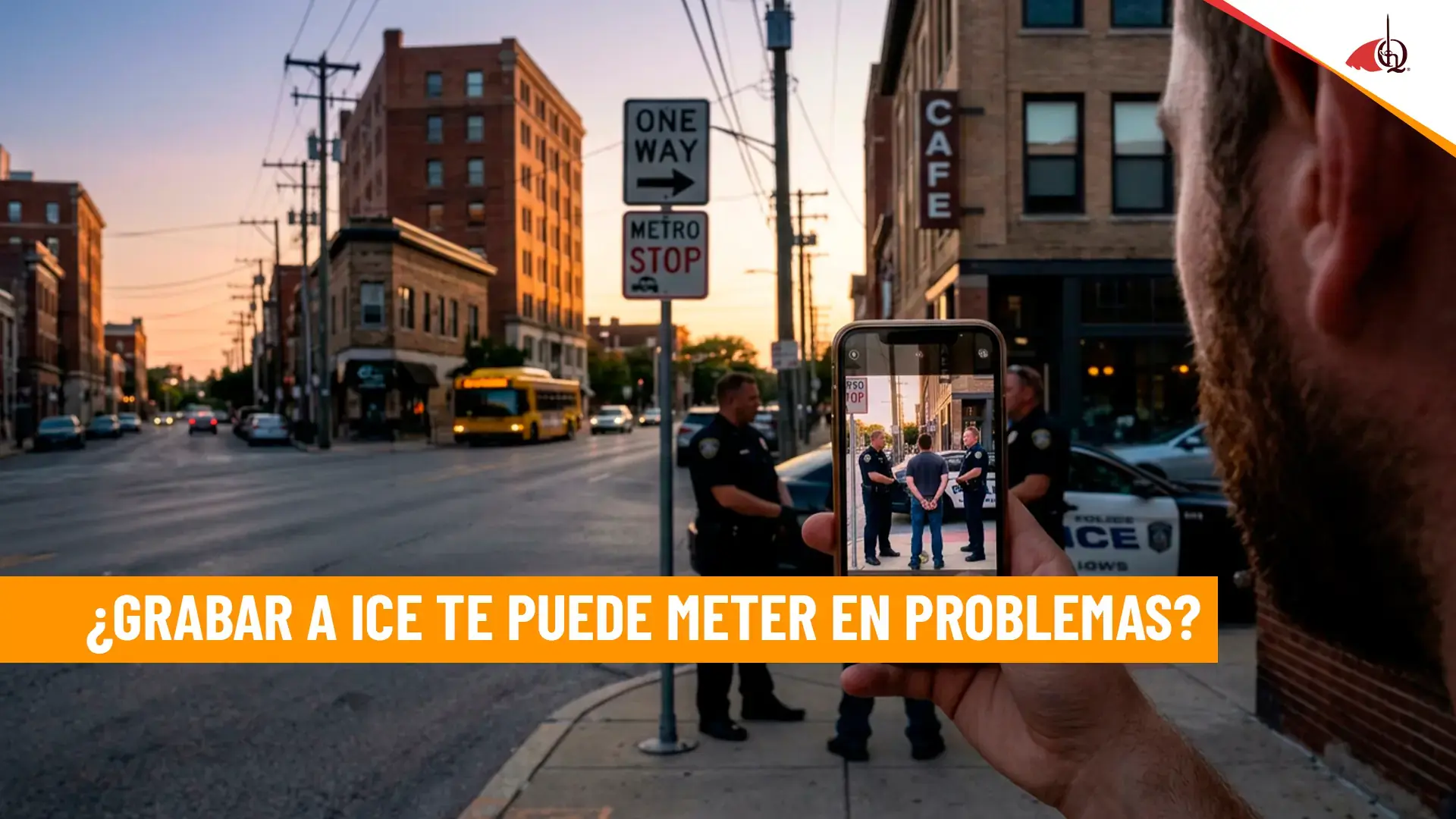 ¿Puede ICE detenerte por grabar un operativo? Esto dice la ley