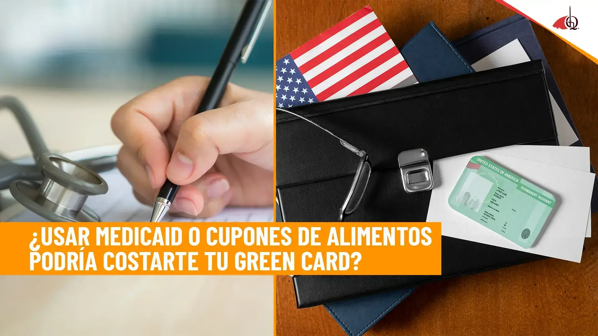 Imagen sobre si usar Medicaid o cupones de alimentos podría afectar la green card en EE. UU.