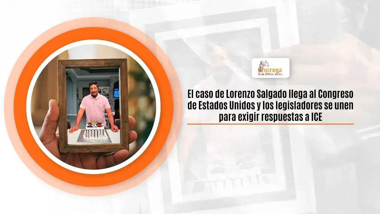 Imagen sobre el caso de Lorenzo Salgado y la exigencia de respuestas a ICE