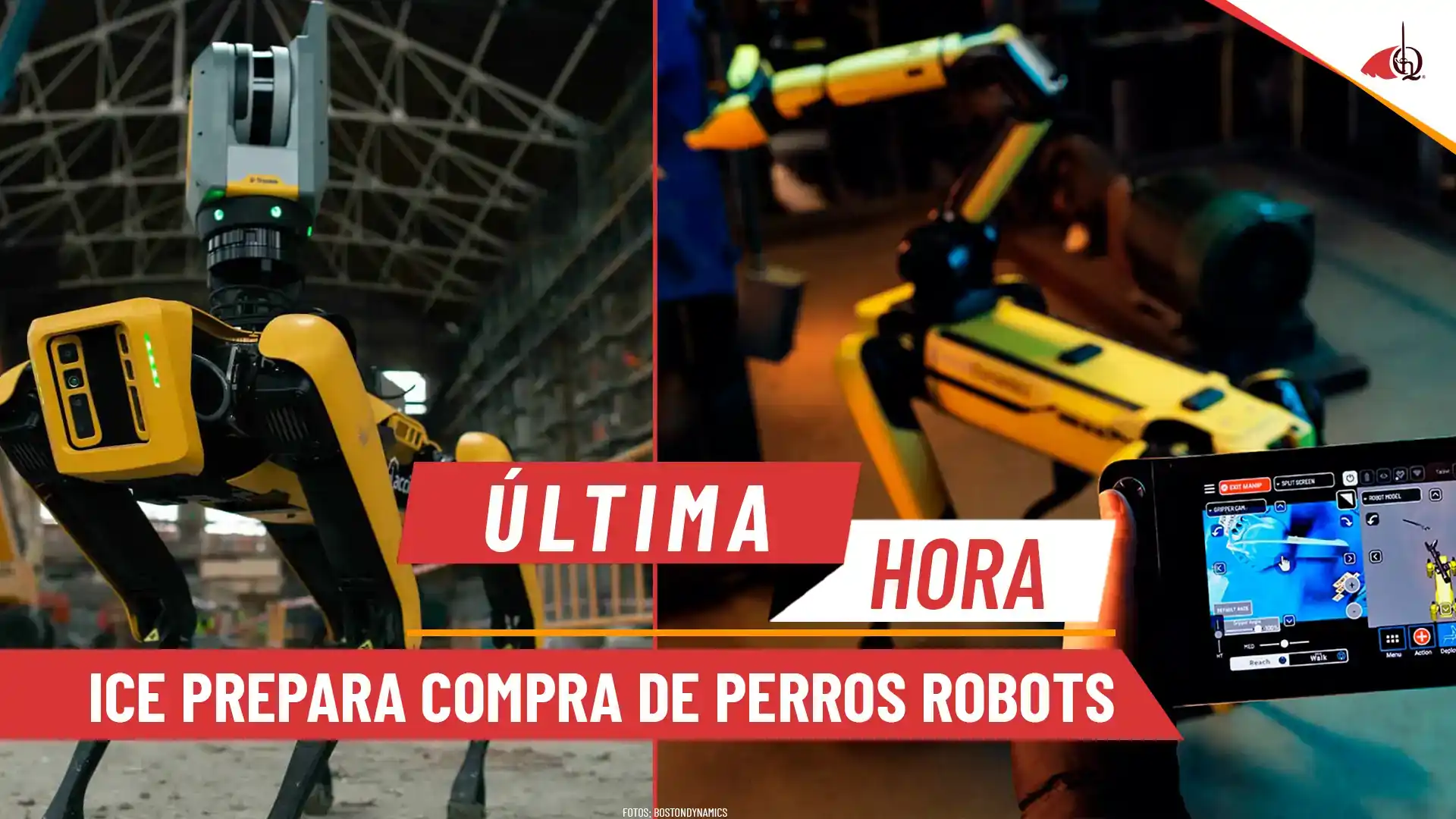 ¿Perros robots en las operaciones de ICE?