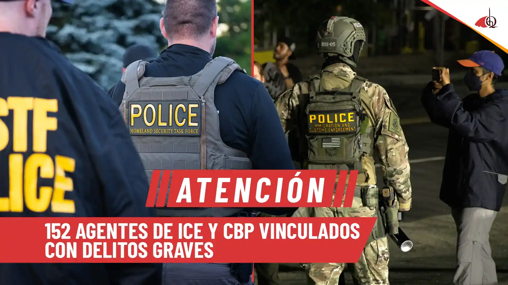 152 agentes de ICE y la Patrulla Fronteriza vinculados a delitos sexuales y violentos