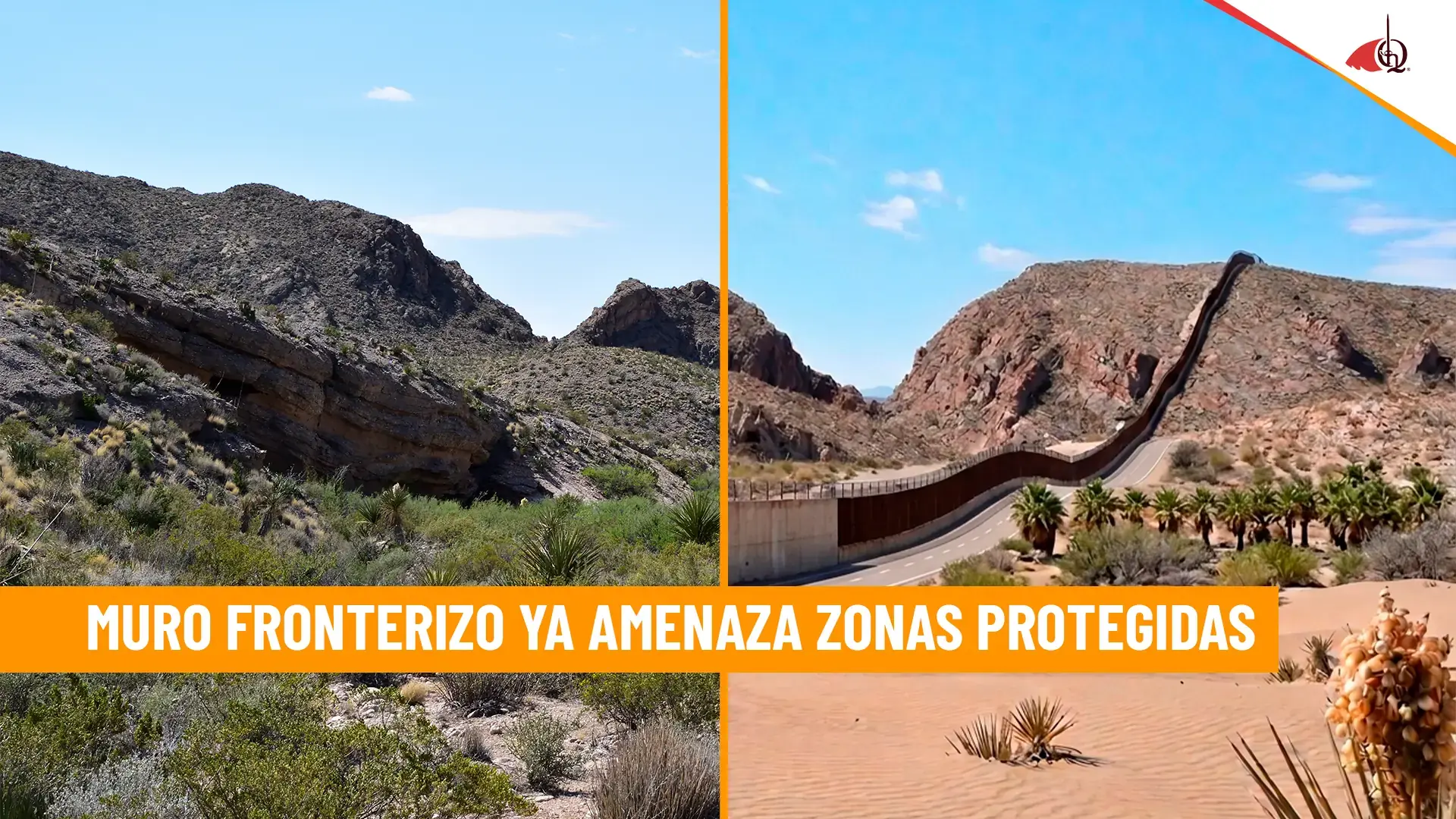 Muro fronterizo de Trump avanza sobre zonas protegidas