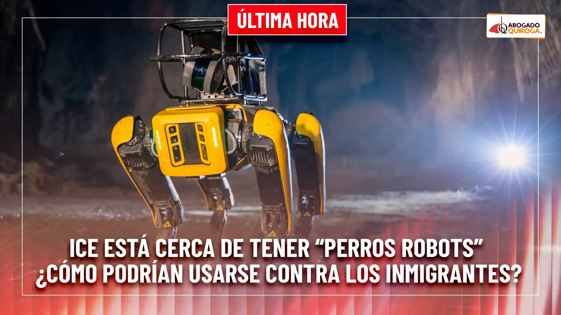 ICE adjudicó contrato para “perros robots”