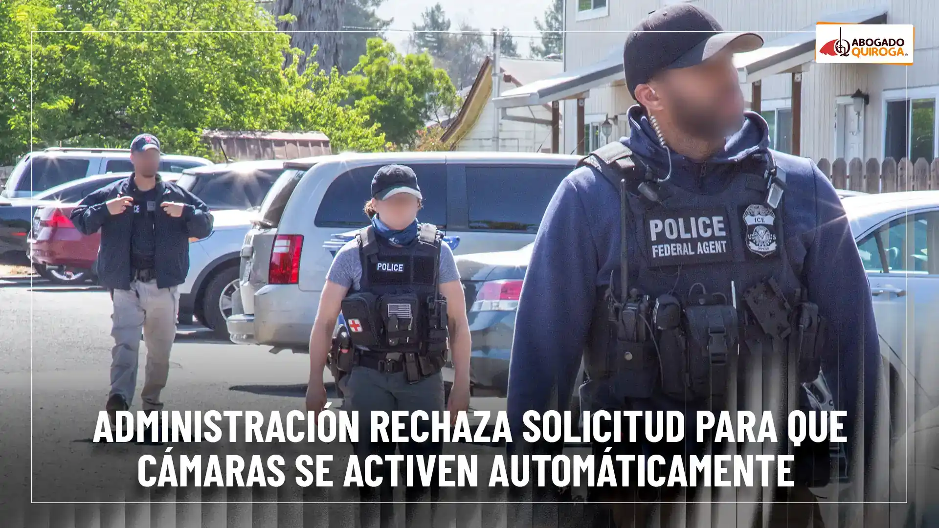 Gobierno de Trump rechaza que las cámaras de ICE se activen automáticamente durante los operativos
